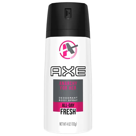 axe for her body spray.